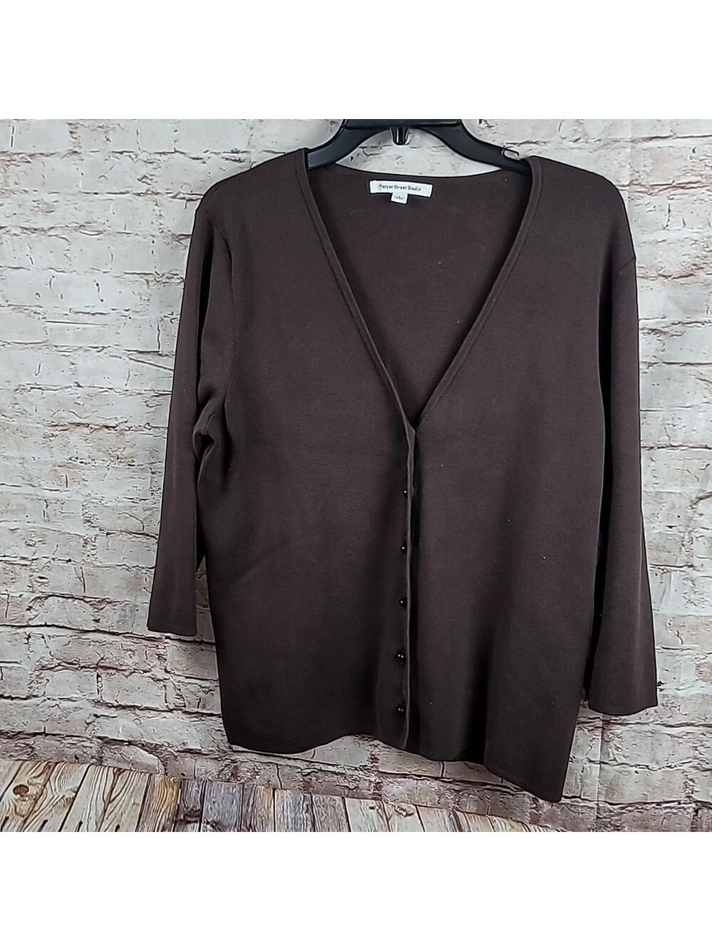 Mercer Street studio caragain sweater large nwt new with tags